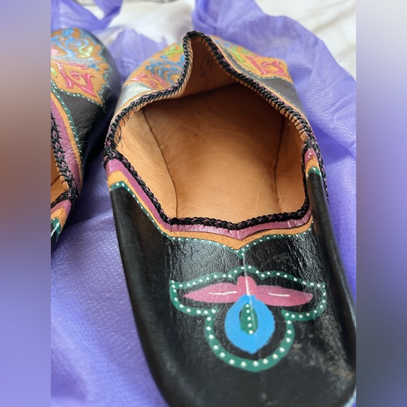 Genuine Moroccan Slippers Never Worn - Picture 4 of 9